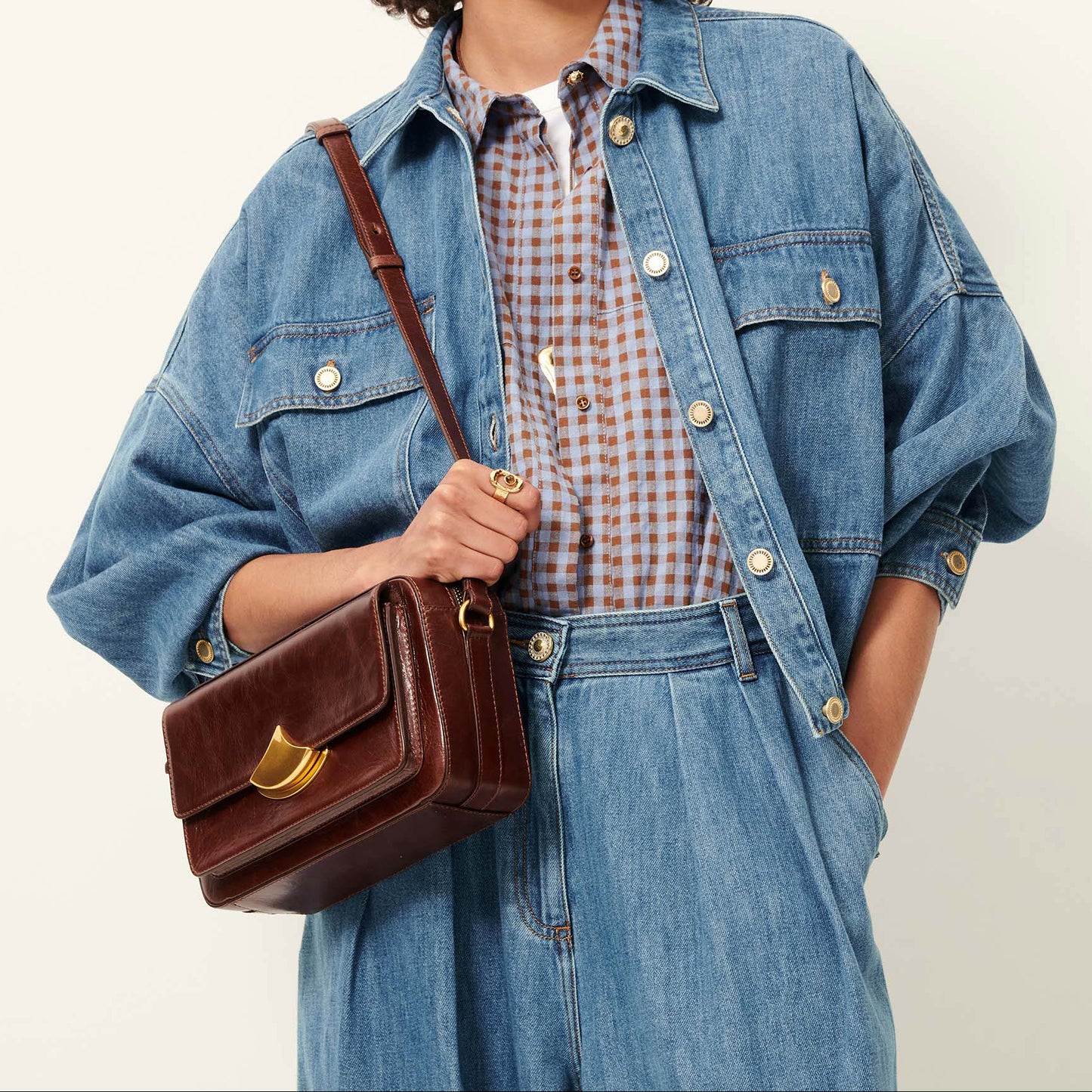 Sessun Cazanim Denim Jacket Mid Blue