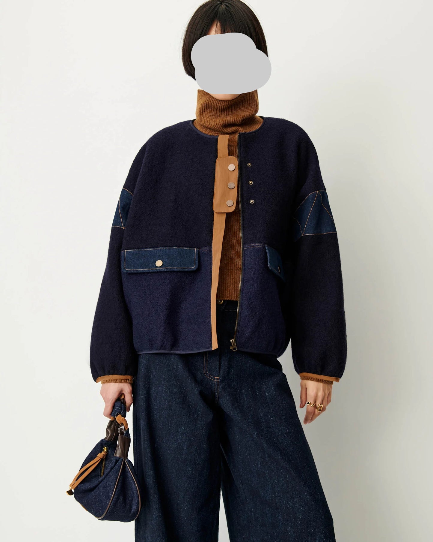 Sessun Cold Night Jacket Indigo Mood
