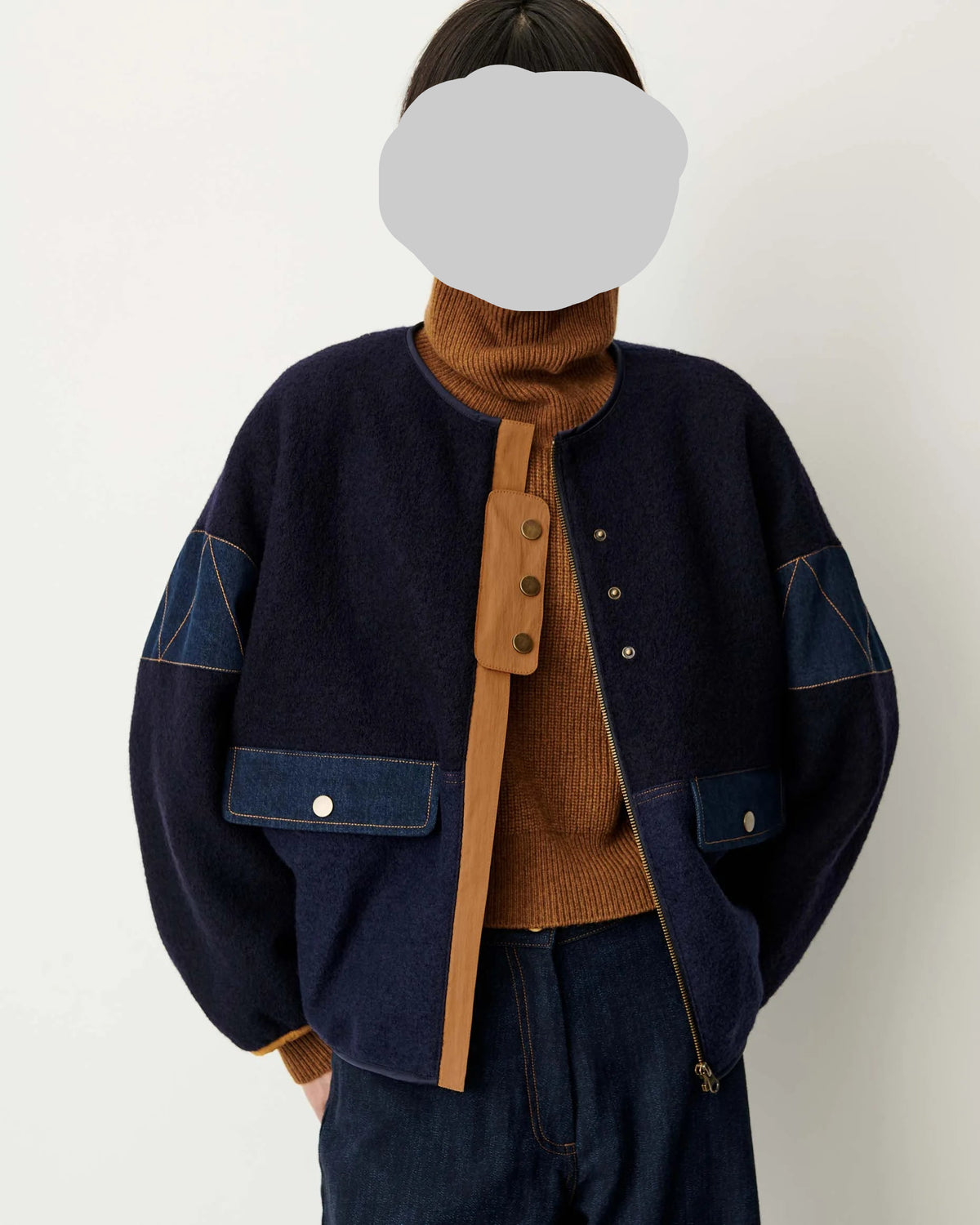 Sessun Cold Night Jacket Indigo Mood