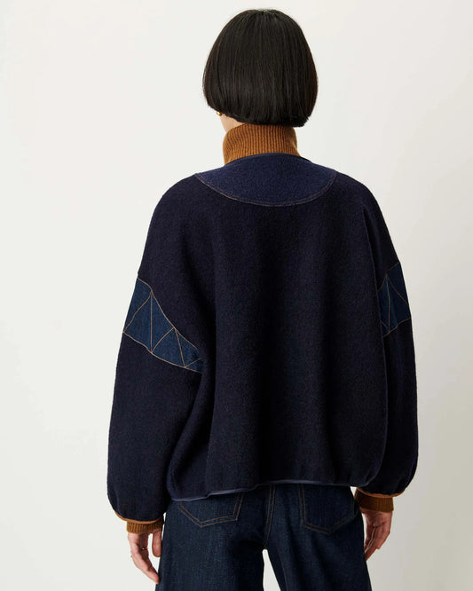 Sessun Cold Night Jacket Indigo Mood