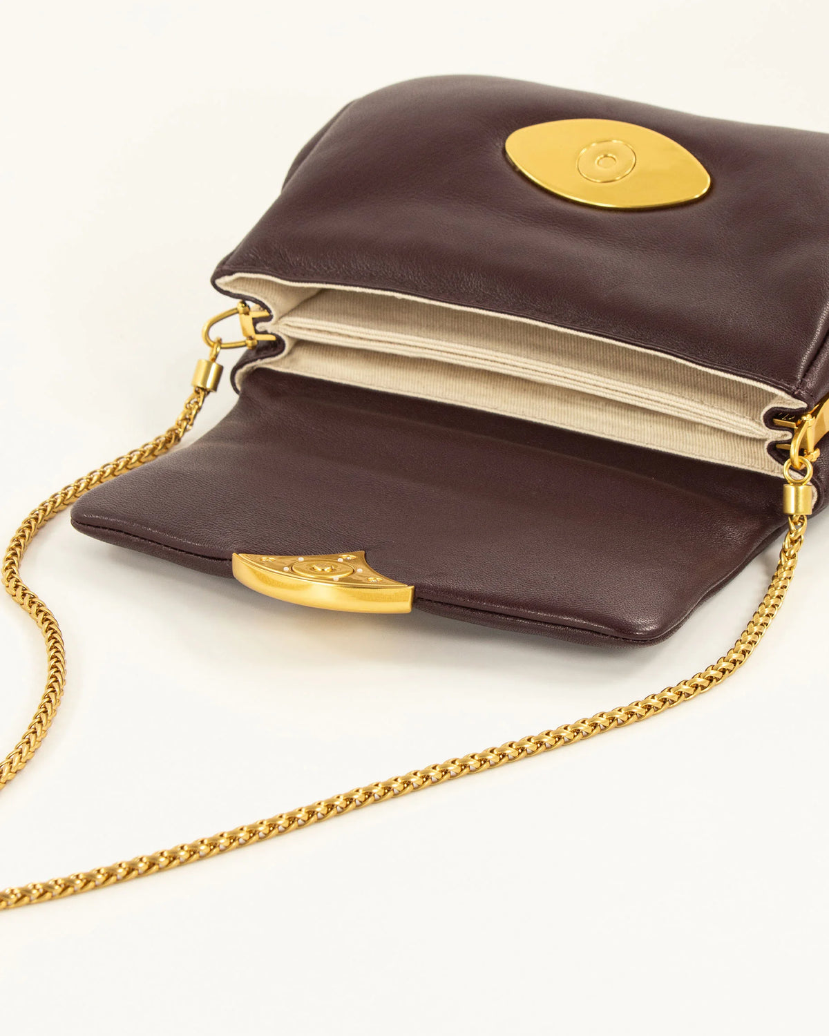 Sessun Diviluz Puffy Chain Bag Deeplum