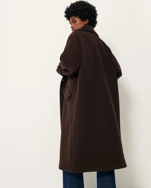 Sessun Mia Long Coat Coffea