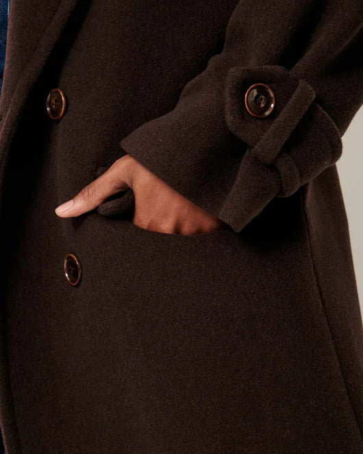 Sessun Mia Long Coat Coffea