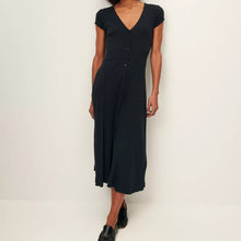 Load image into Gallery viewer, Sessun Nea Buttoned Mid Length Dress Moonless
