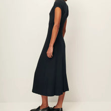 Load image into Gallery viewer, Sessun Nea Buttoned Mid Length Dress Moonless
