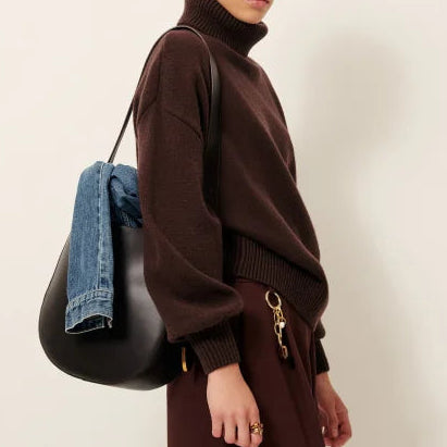 Sessun Niko Turtleneck Jumper Coffea