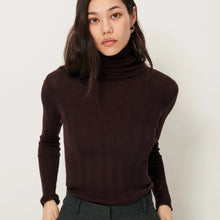 Load image into Gallery viewer, Sessun Norte Turtleneck Sweater Ganache
