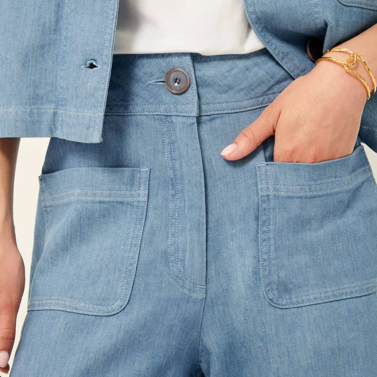 Sessun Manhatti Wide Pants  Provencia Blue