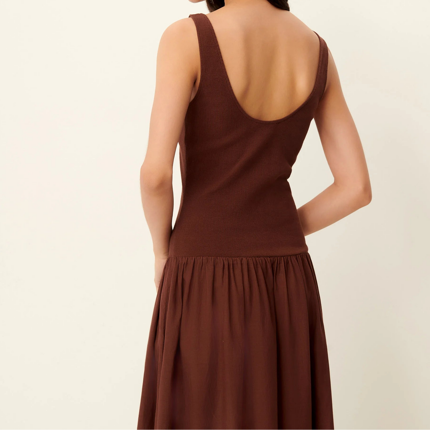 Sessun Solao Maxi Dress Brownwhisky