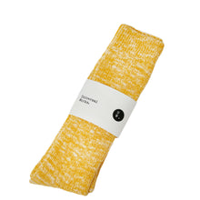 Load image into Gallery viewer, Universal Works Slub Sock Slub Knit Yellow
