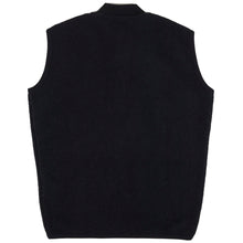 Load image into Gallery viewer, Universal Works Wool Fleece Zip Waistcoat Black
