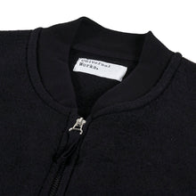 Load image into Gallery viewer, Universal Works Wool Fleece Zip Waistcoat Black

