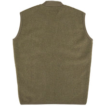 Load image into Gallery viewer, Universal Works Wool Fleece Zip Waistcoat Lovat
