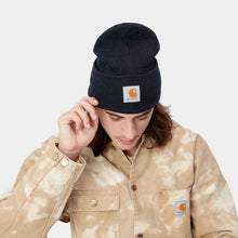 Load image into Gallery viewer, Carhartt WIP Acrylic Watch Hat Dark Navy Heather
