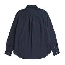 Load image into Gallery viewer, Norse Projects Algot Relaxed Cotton Linen Shirt Dark Navy
