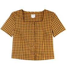 Load image into Gallery viewer, Meadows Alpinum Top Toffee Gingham
