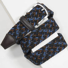 Load image into Gallery viewer, Andersons Classic Elastic Woven Belt Navy / Black / Brown / Blue
