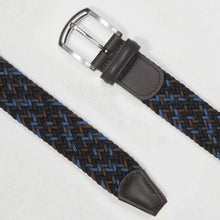 Load image into Gallery viewer, Andersons Classic Elastic Woven Belt Navy / Black / Brown / Blue
