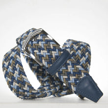 Load image into Gallery viewer, Andersons Classic Elastic Woven Belt Blue/Sky/Taupe/Cream/Grey
