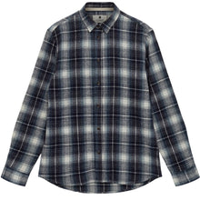 Load image into Gallery viewer, Anerkjendt Akleif Flannel Check Shirt Sky Captain
