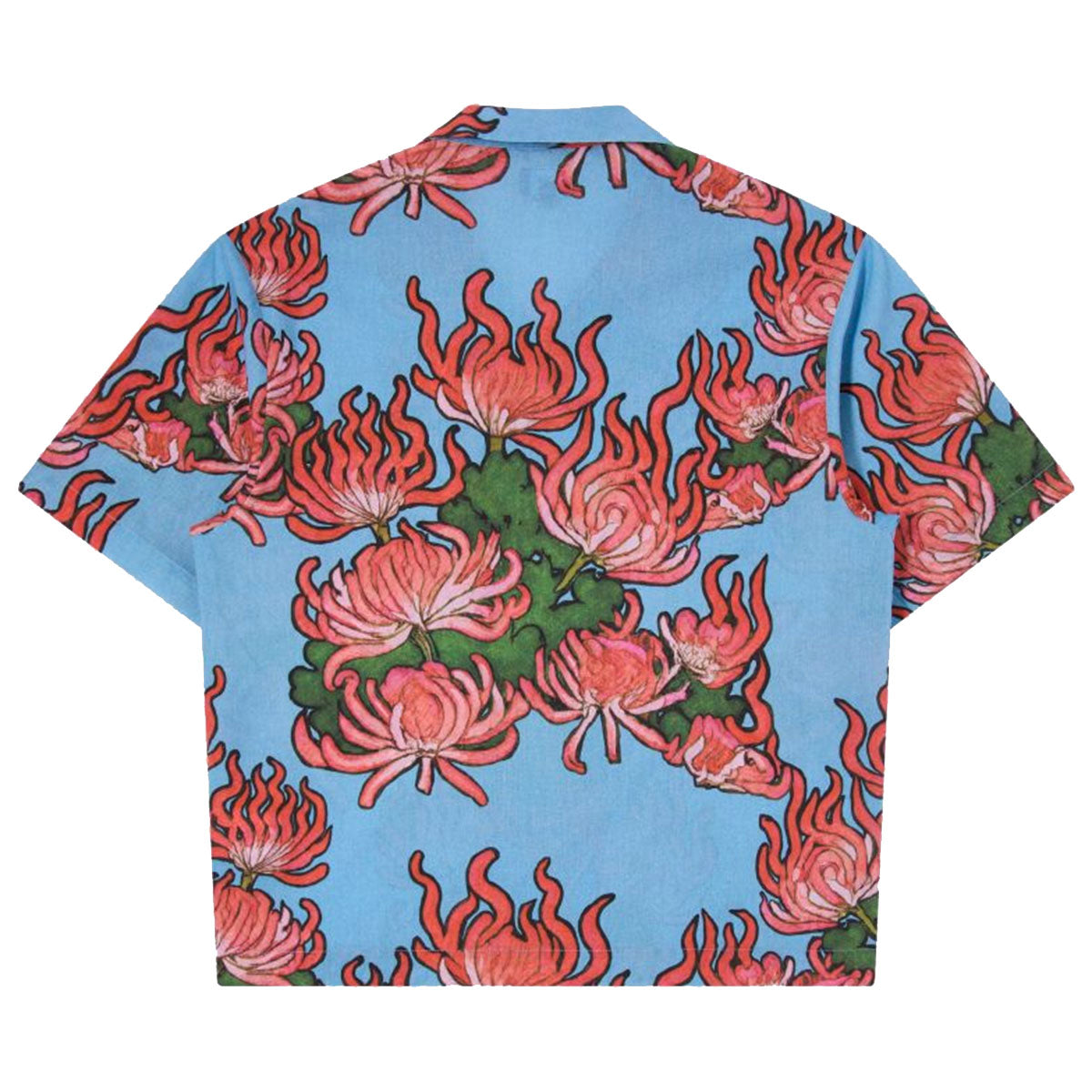 Edwin Kiku SS Shirt AOP Creotonne Blue / Red