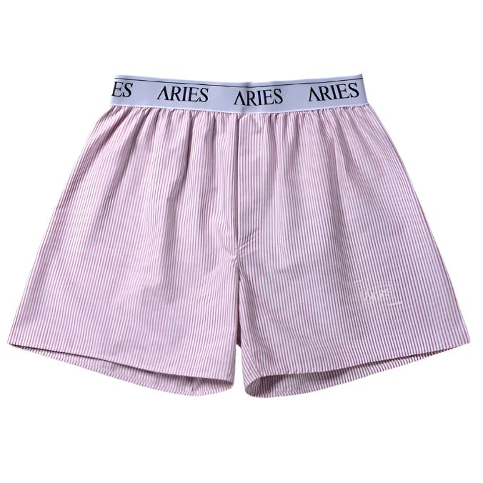 Aries Temple Boxer Shorts Red