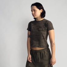 Load image into Gallery viewer, Aries Aged Camo SS Tee Dark Olive
