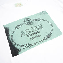 Load image into Gallery viewer, Aries Wiccan Ring SS Tee White
