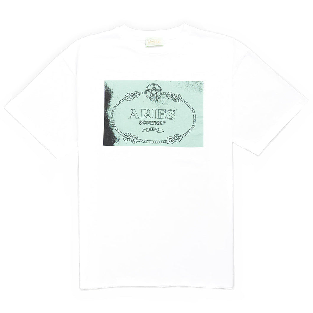 Aries Wiccan Ring SS Tee White