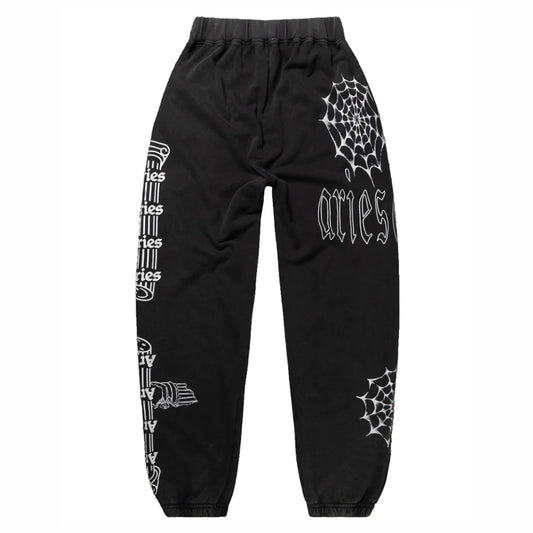 Aries Aged Overlord Sweatpants Black