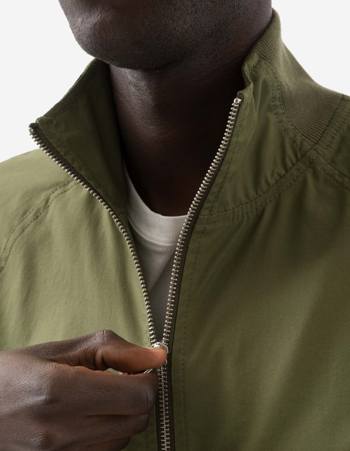 Maharishi Organic Cotton Track Top Olive