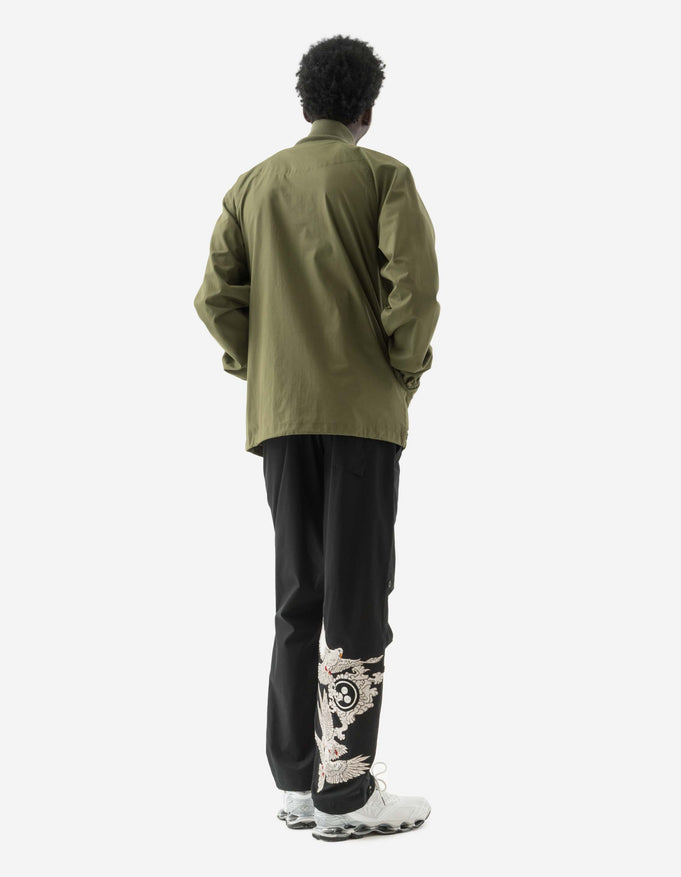 Maharishi Organic Cotton Track Top Olive