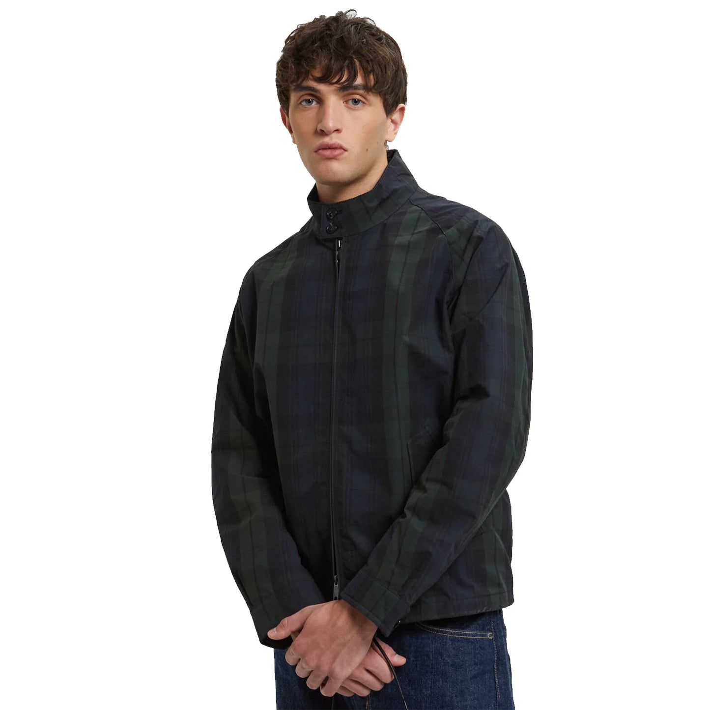 Baracuta G4 Harrington Waxed Pattern Blackwatch