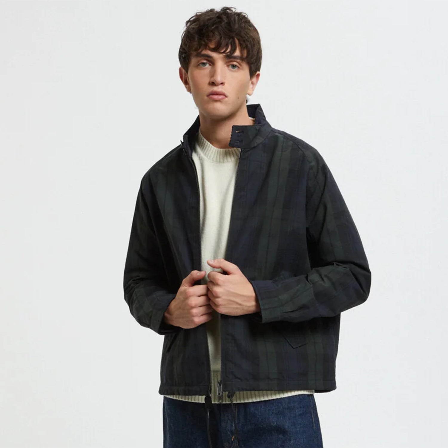Baracuta G4 Harrington Waxed Pattern Blackwatch – Supra