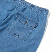 Load image into Gallery viewer, Universal Works Recycled Denim Beach Short Indigo
