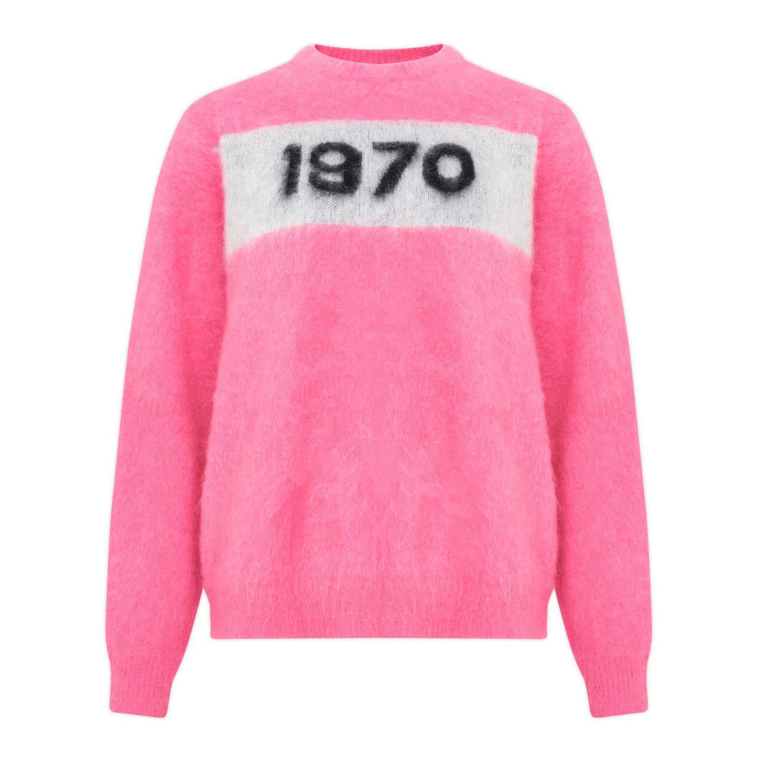 Bella Freud 1970 Oversized Jumper Mohair Flamingo Pink