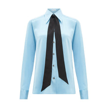 Load image into Gallery viewer, Bella Freud Minelli Shirt Pale Blue  / Black
