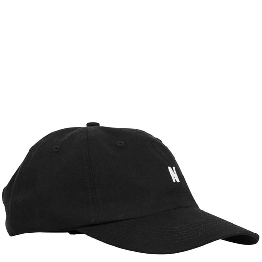Norse Projects Twill Sports Cap Black