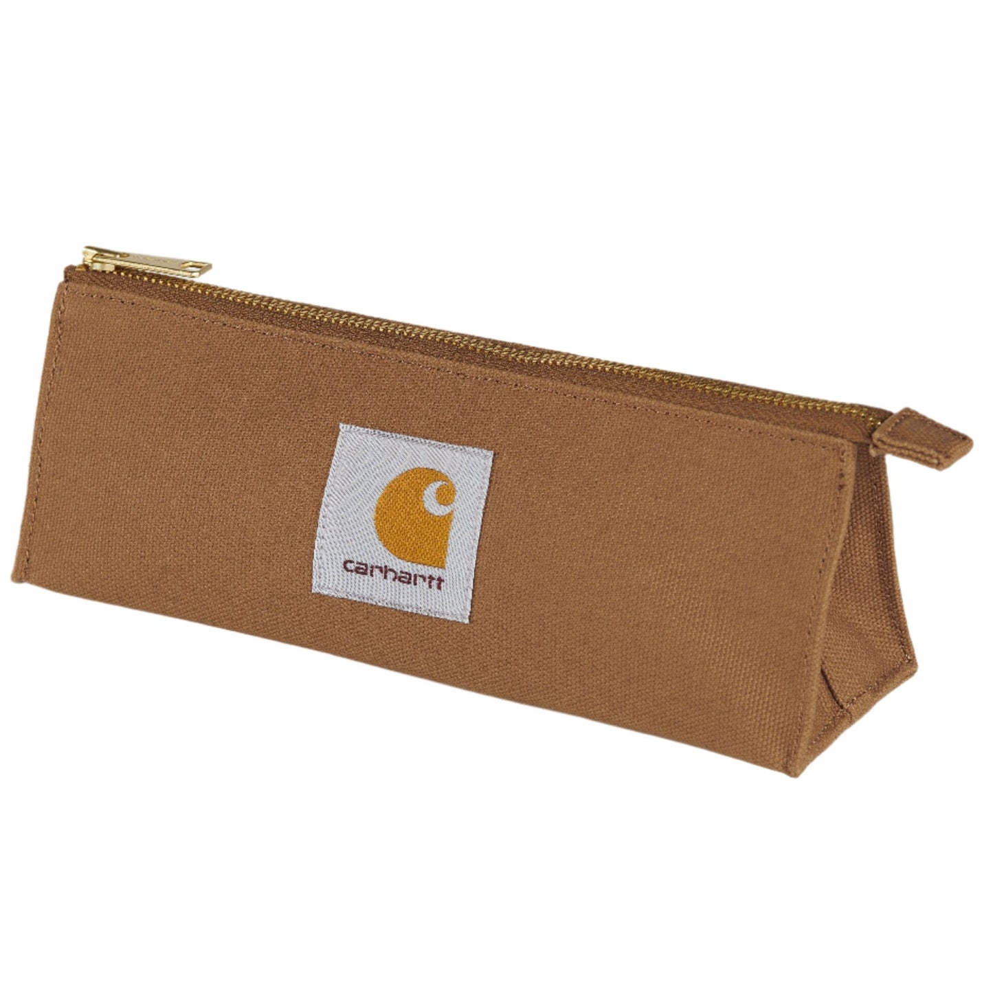 Carhartt WIP Canvas Pencil Case Hamilton Brown