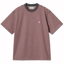 Load image into Gallery viewer, Carhartt WIP W&#39; S/S Verner T-Shirt Graphite / Dusty Rose
