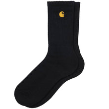 Load image into Gallery viewer, Carhartt WIP Chase Sock Black/Gold
