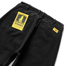 Load image into Gallery viewer, Service Works Part Timer Corduroy Pants Black
