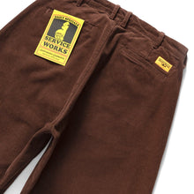 Load image into Gallery viewer, Service Works Corduroy Part Timer Pant Brown
