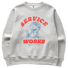 Load image into Gallery viewer, Service Works Organic Chefswear Crewneck Marl Grey
