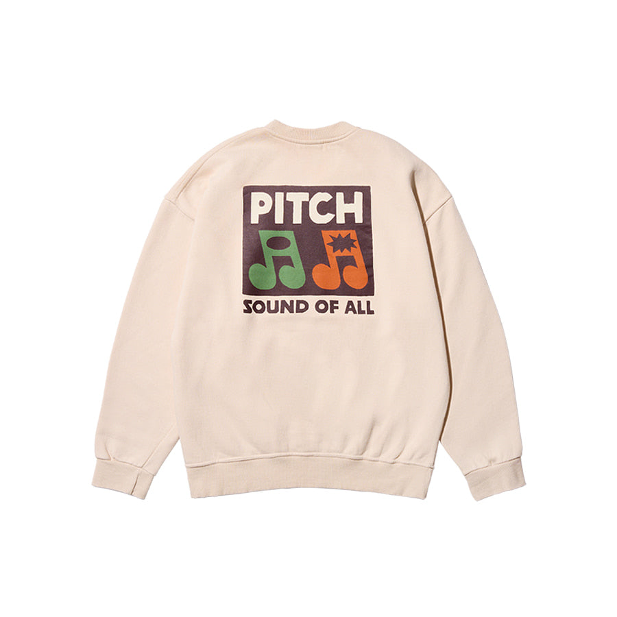 Kappy Pitch Fluff Sweatshirt Cream