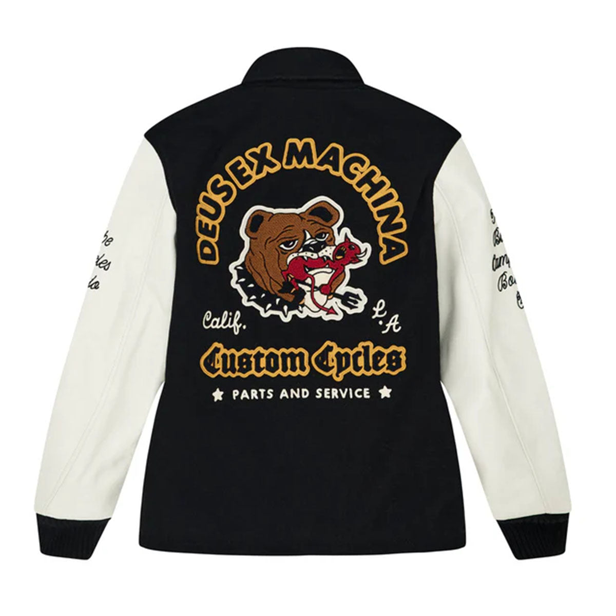 Deus Ex Machina Sourmug Coach Jacket Black / Whiter