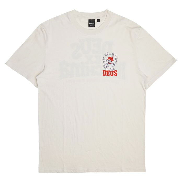 Deus Ex Machina New Redline T-Shirt Vintage White