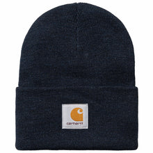 Load image into Gallery viewer, Carhartt WIP Acrylic Watch Hat Dark Navy Heather
