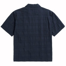 Load image into Gallery viewer, Norse Projects Carsten Relaxed Dobby Check Shirt Dark Navy
