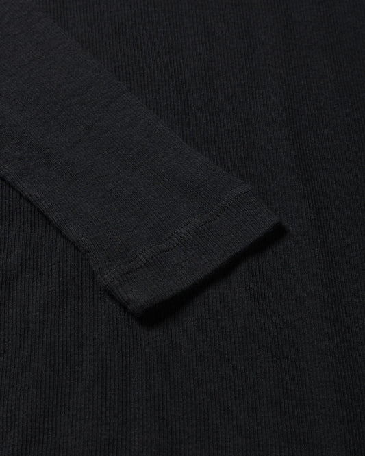 Aries Temple Rib LS Dress Black